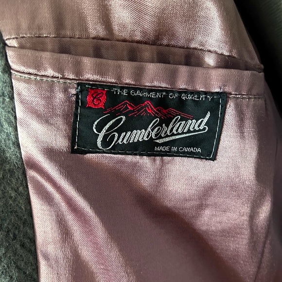 Wool Herringbone Vintage Tweed Women’s Trench Coat - Picture 10 of 10